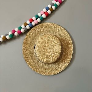 Straw Boater Hat